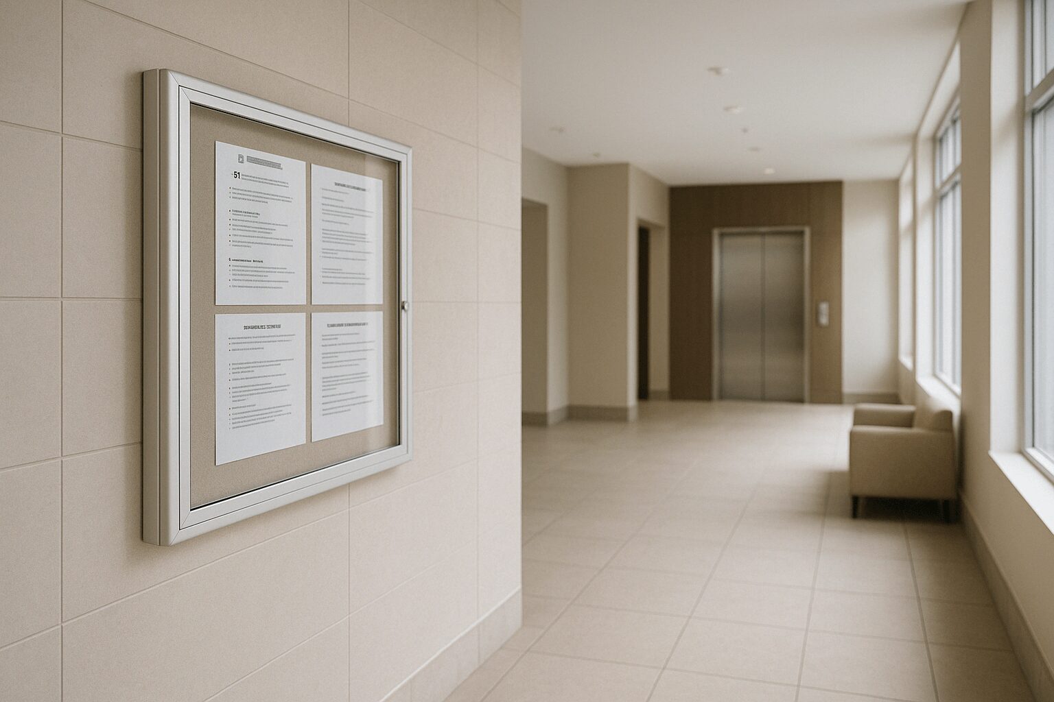 Guide Complet sur les Vitrines d&rsquo;Affichage dans les Halls d&rsquo;Immeubles